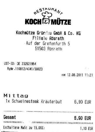 ehee Hffner Kochmtze Restaurant